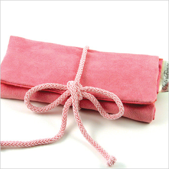 personalized faux suede jewelry roll faux suede jewelry roll