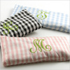 personalized gingham eye pillows