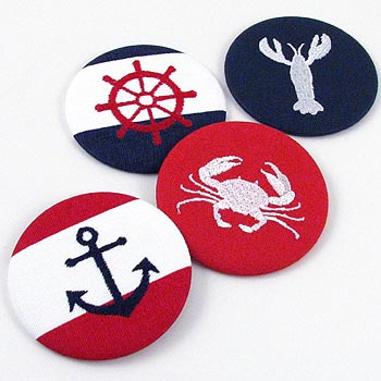 nautical theme purse mirrors