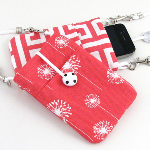 printed cotton smart phone case
