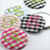 personalized silk gingham