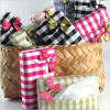 silk gingham tissue case