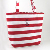 nautical tote bag + anchor initial monogram